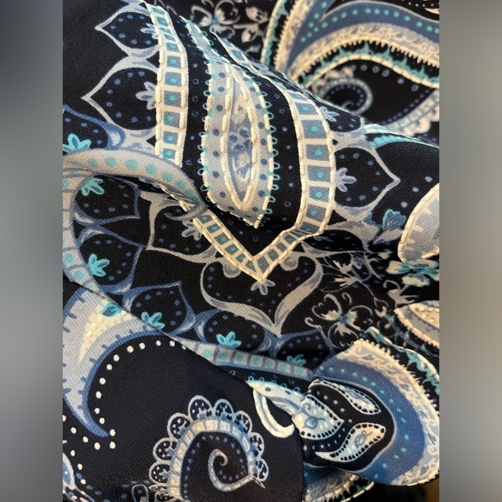 Robbie Bee blue Paisley print dress - NWT - Picture 9 of 9